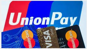     Visa, Mastercard, UnionPay